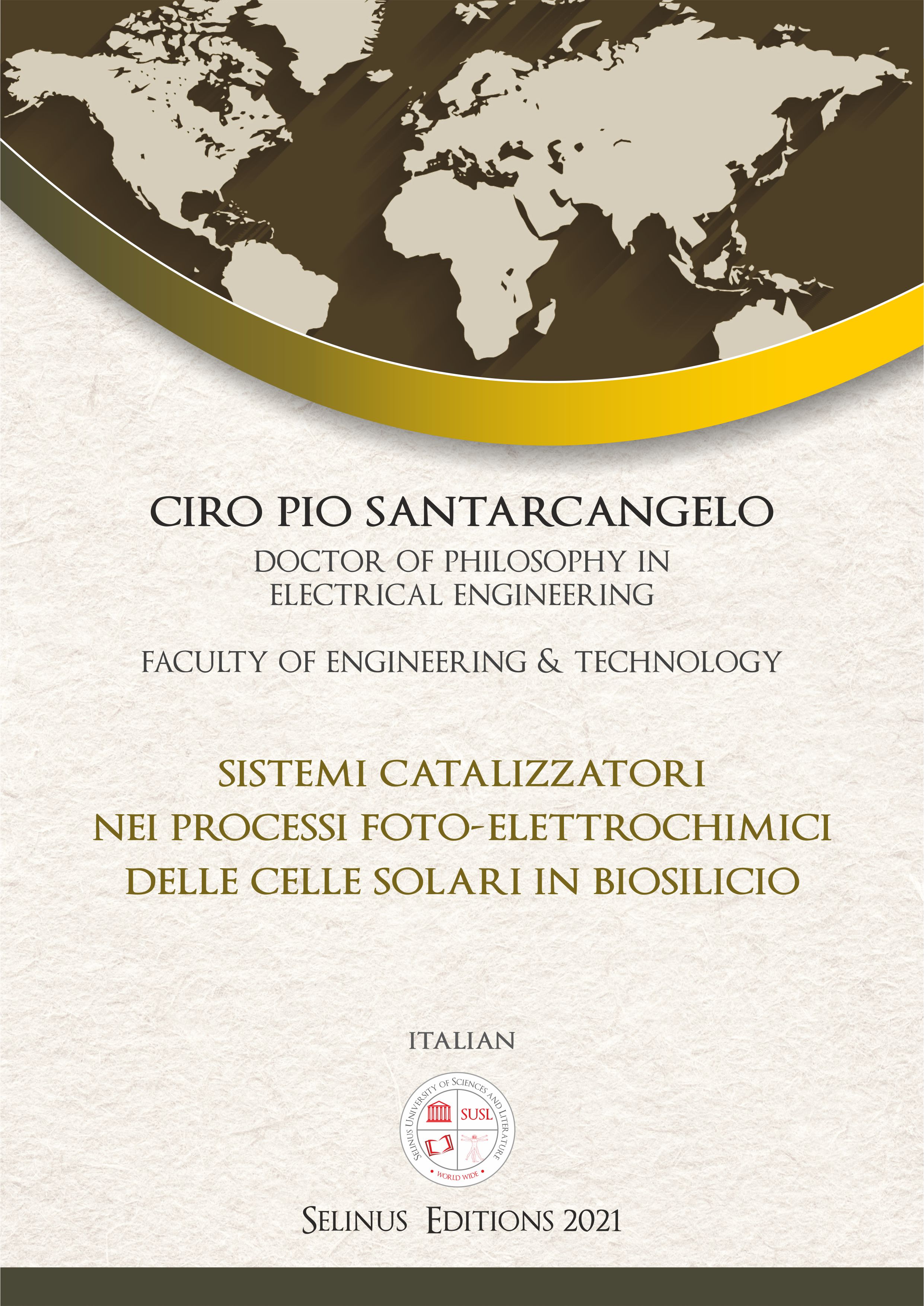 Thesis Ciro Pio Santarcangelo Selinus University